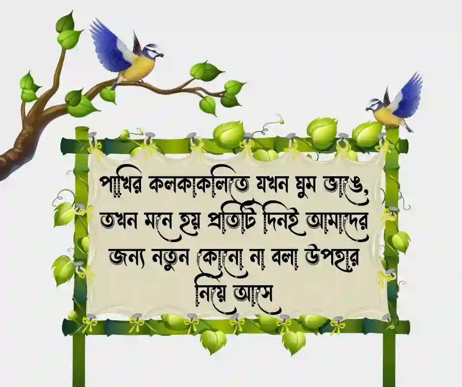 _শুভ সকাল নিয়ে ক্যাপশন