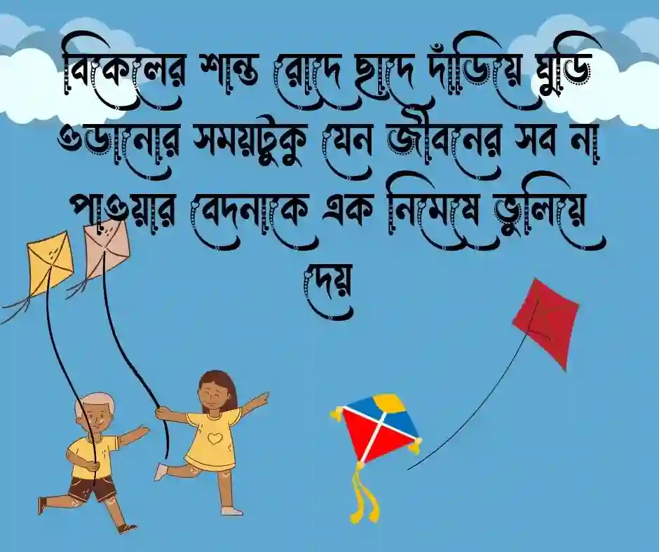 ঘুড়ি নিয়ে ক্যাপশন বাংলা