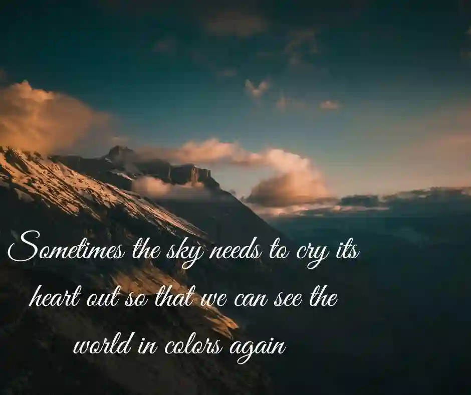 _বৃষ্টি নিয়ে ক্যাপশন ইংরেজি