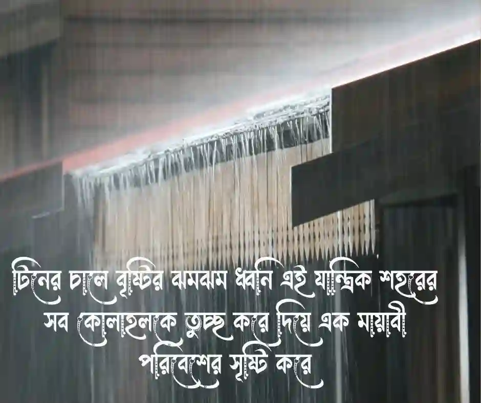 _বৃষ্টি নিয়ে রোমান্টিক ক্যাপশন