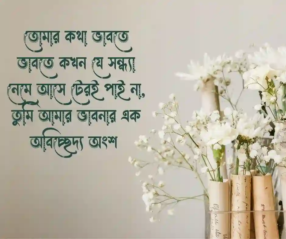শুভ সন্ধ্যা নিয়ে রোমান্টিক স্ট্যাটাস&nbsp;