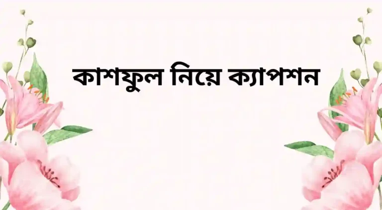 কাশফুল নিয়ে ক্যাপশন (1)