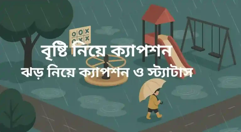 _বৃষ্টি নিয়ে ক্যাপশন ঝড় নিয়ে ক্যাপশন ও স্ট্যাটাস