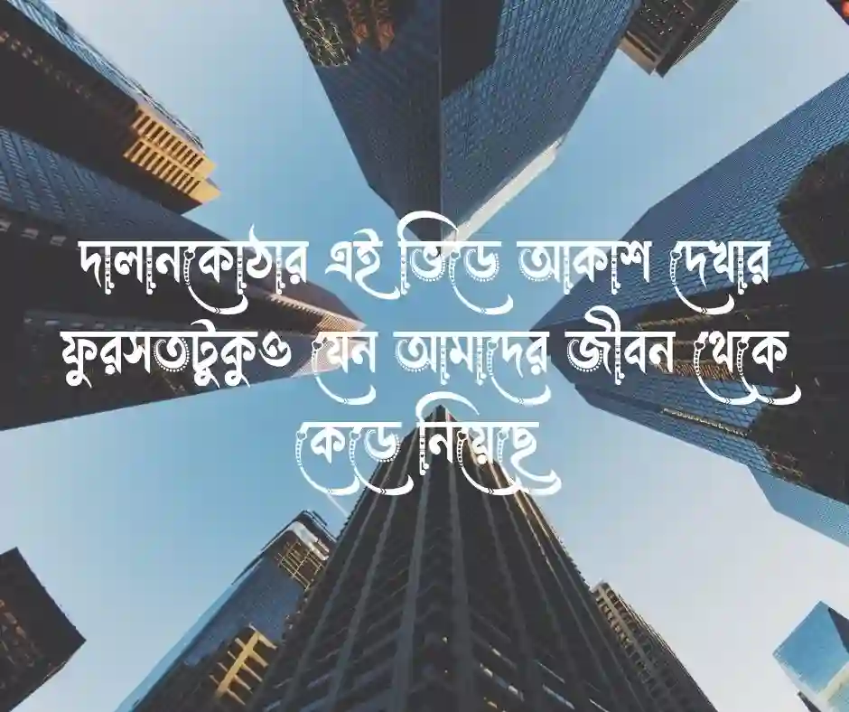 ইট পাথরের শহর নিয়ে ক্যাপশন (1)