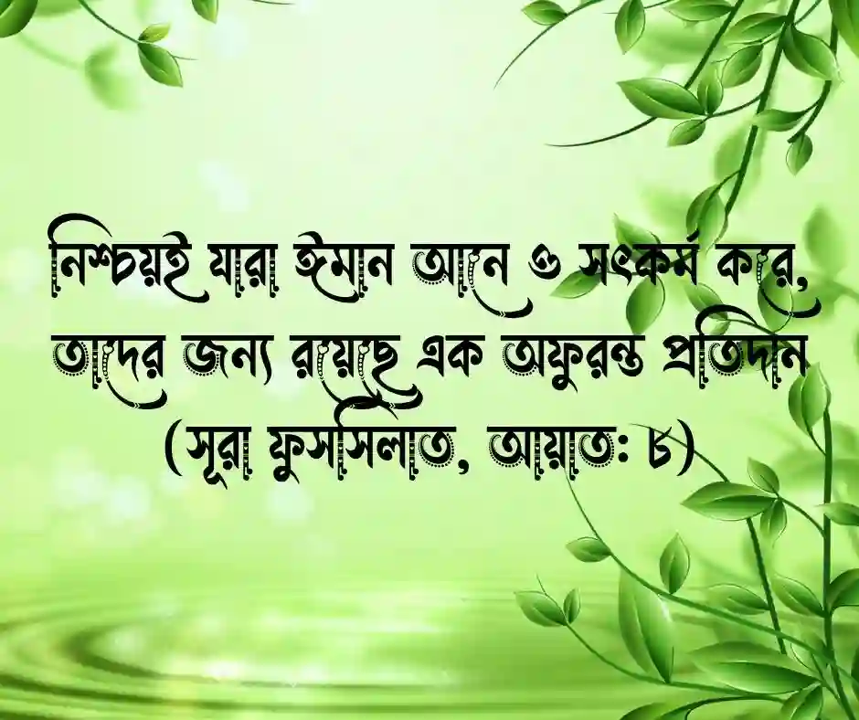 বিদায় নিয়ে কোরআনের আয়াত