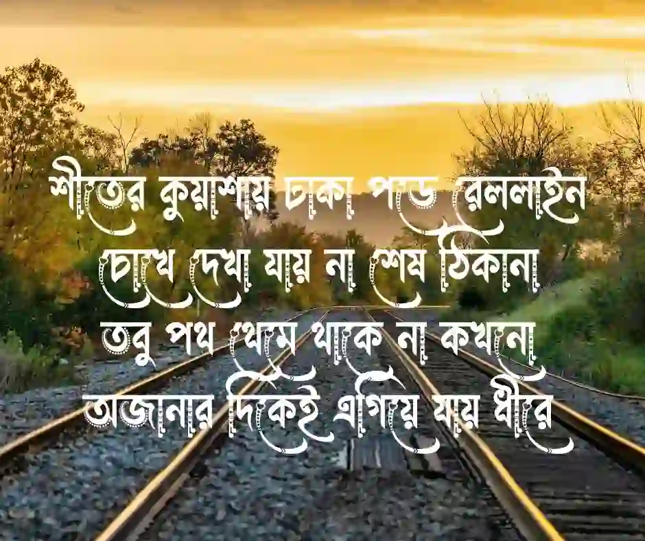 রেললাইন নিয়ে কবিতা (1)