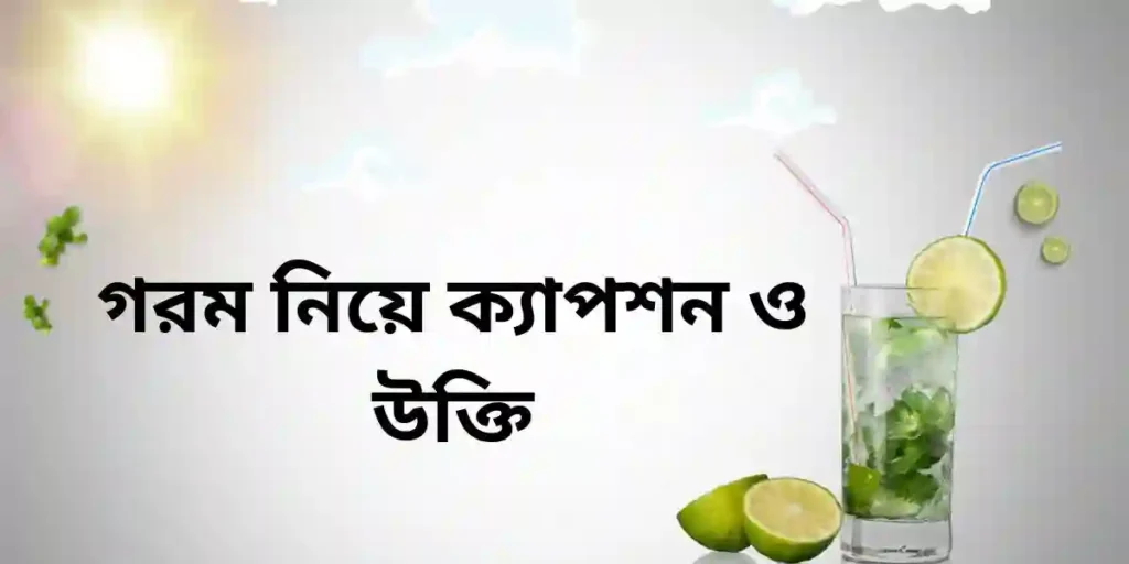 গরম নিয়ে ক্যাপশন ও উক্তি