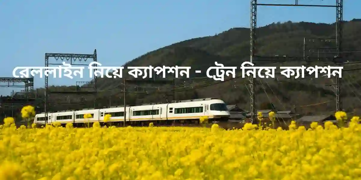 রেললাইন নিয়ে ক্যাপশন - ট্রেন নিয়ে ক্যাপশন