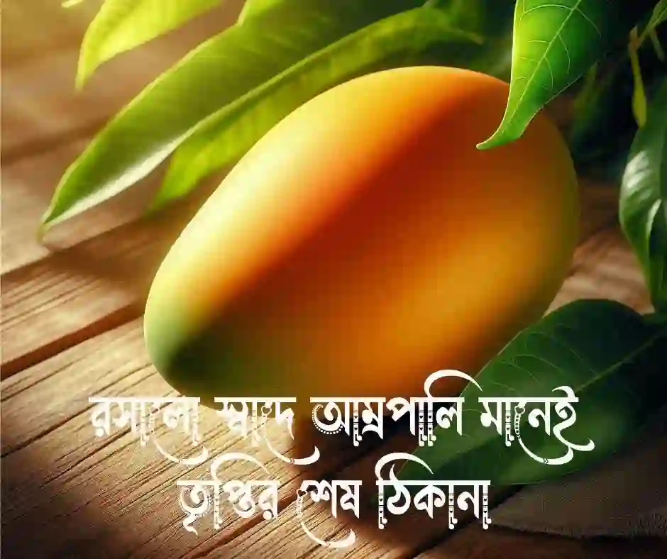 আম্রপালি আম নিয়ে উক্তি