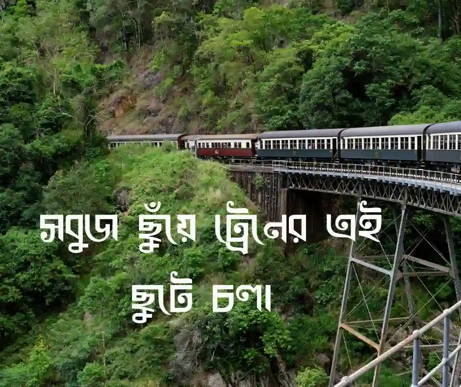 ট্রেন ভ্রমণ নিয়ে ক্যাপশন