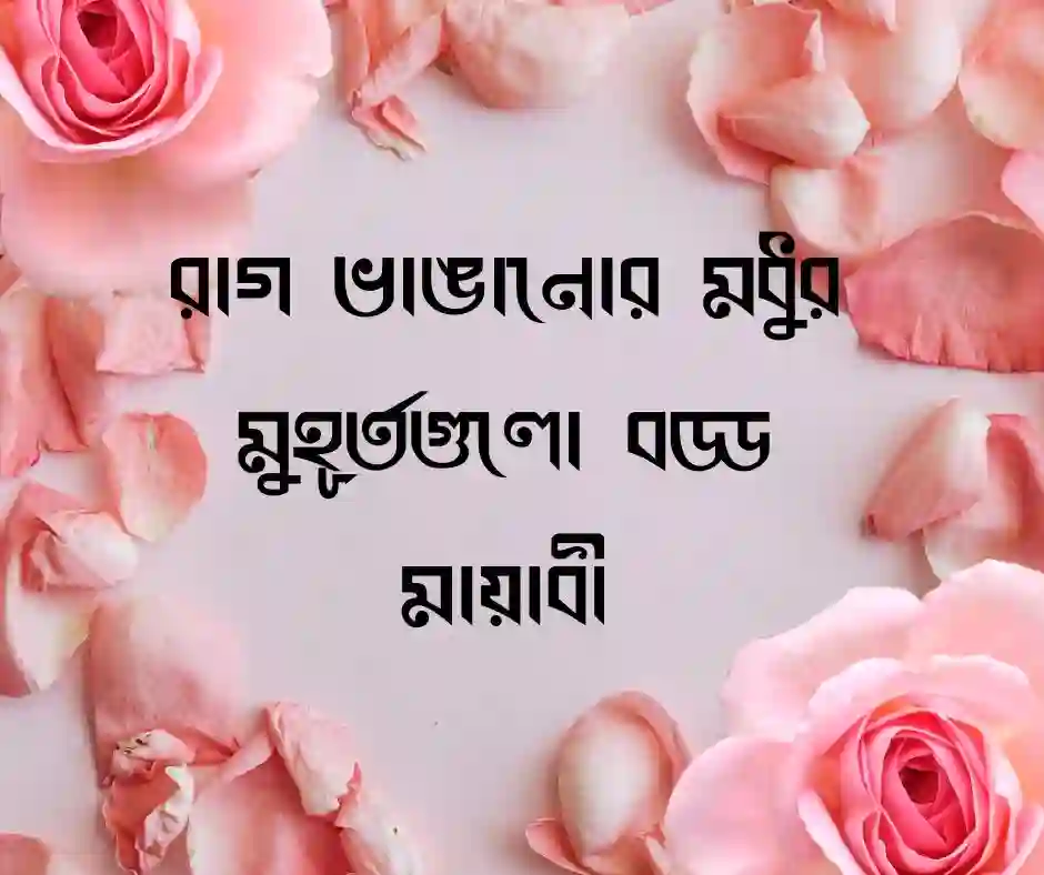 রাগ নিয়ে ভালোবাসার উক্তি