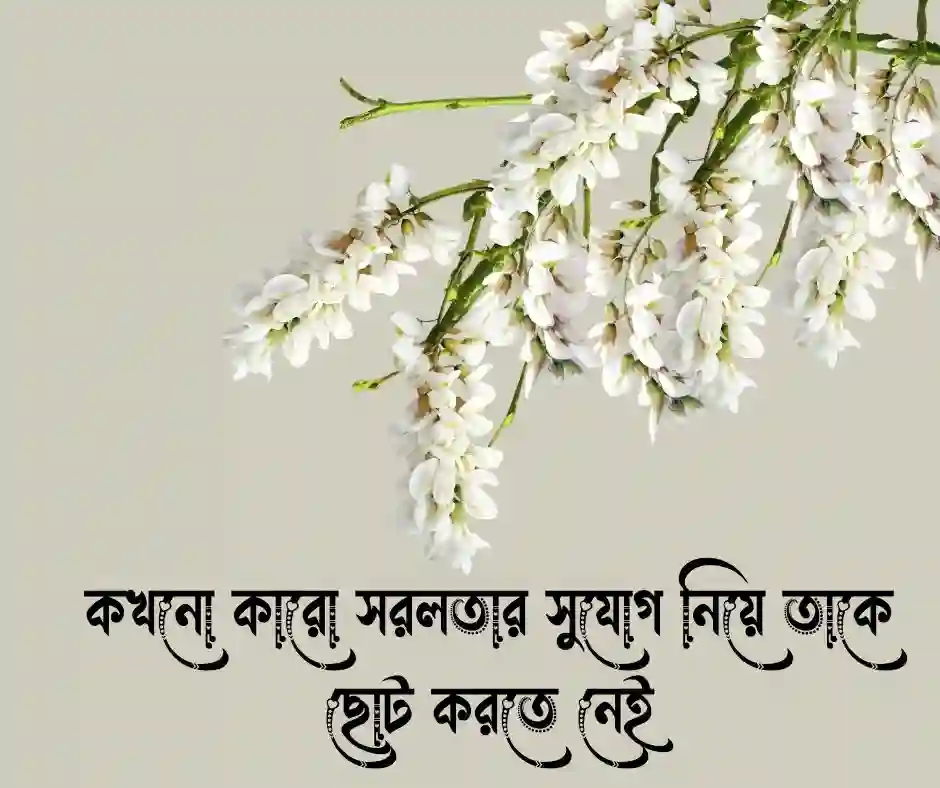 সুন্দর কথা নিয়ে ক্যাপশন