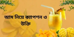 আম নিয়ে ক্যাপশন ও উক্তি