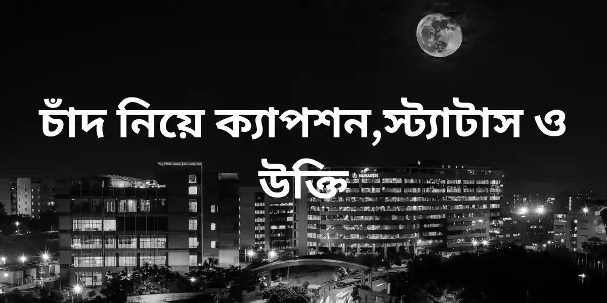 চাঁদ নিয়ে ক্যাপশন,স্ট্যাটাস ও উক্তি