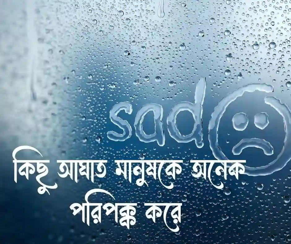 আঘাত নিয়ে উক্তি