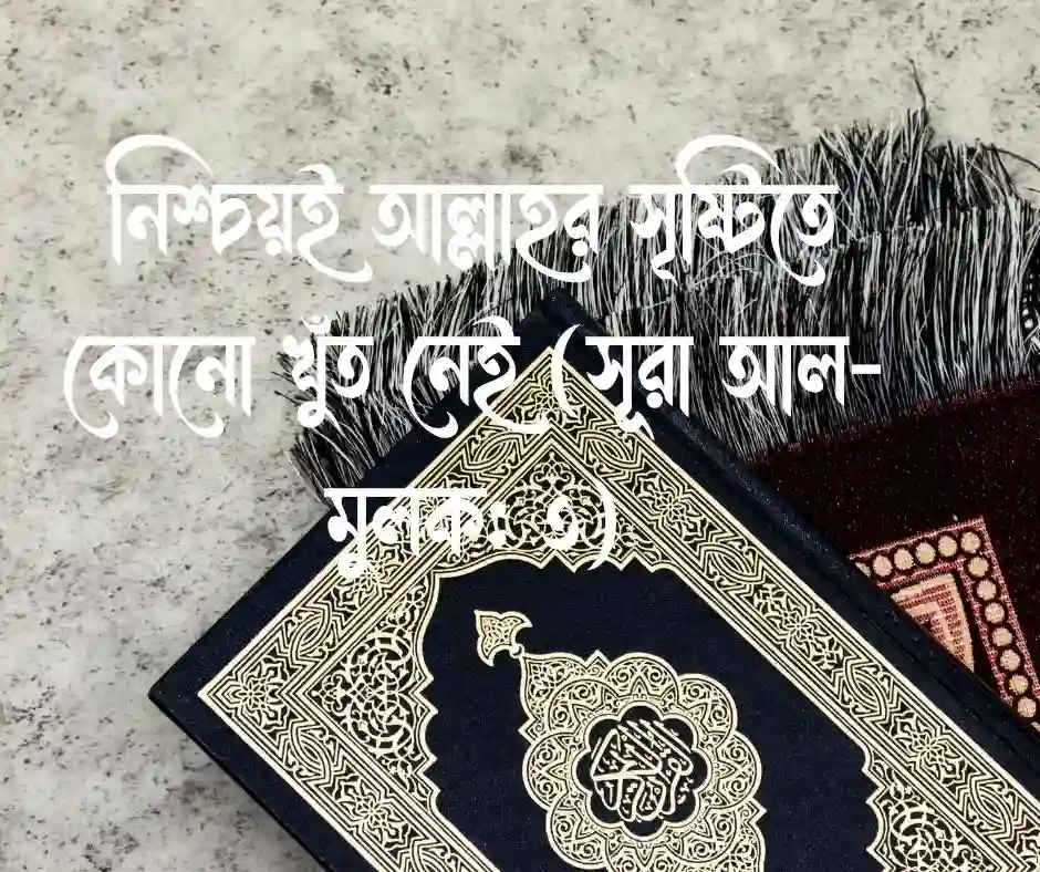 আল্লাহর সৃষ্টি নিয়ে কোরআনের আয়াত