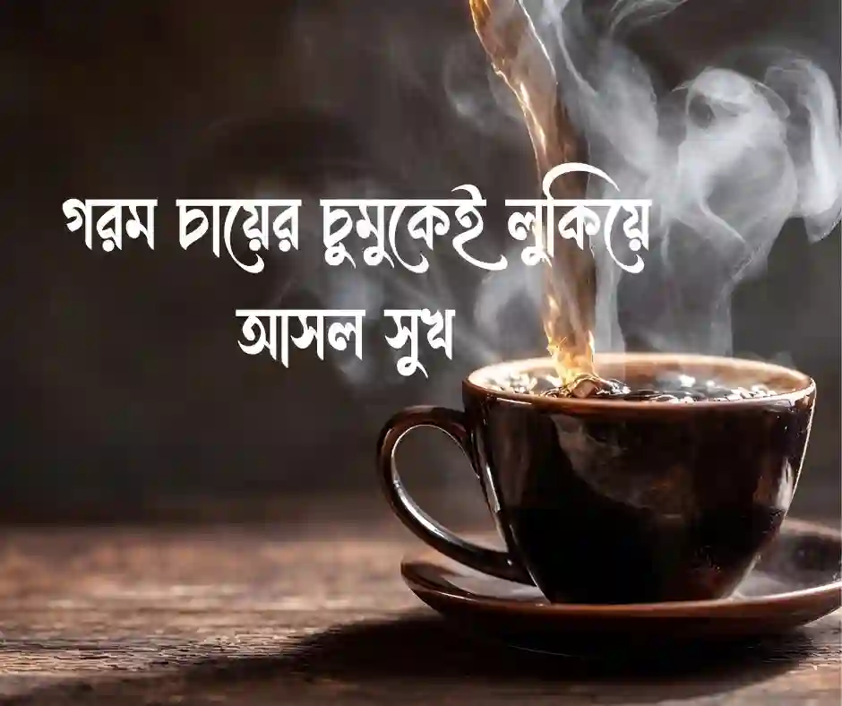 চা নিয়ে ক্যাপশন