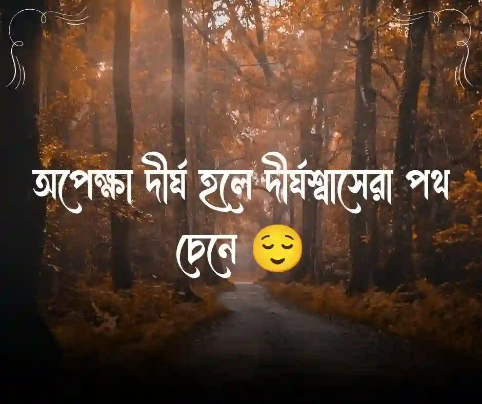 দীর্ঘশ্বাস নিয়ে স্ট্যাটাস