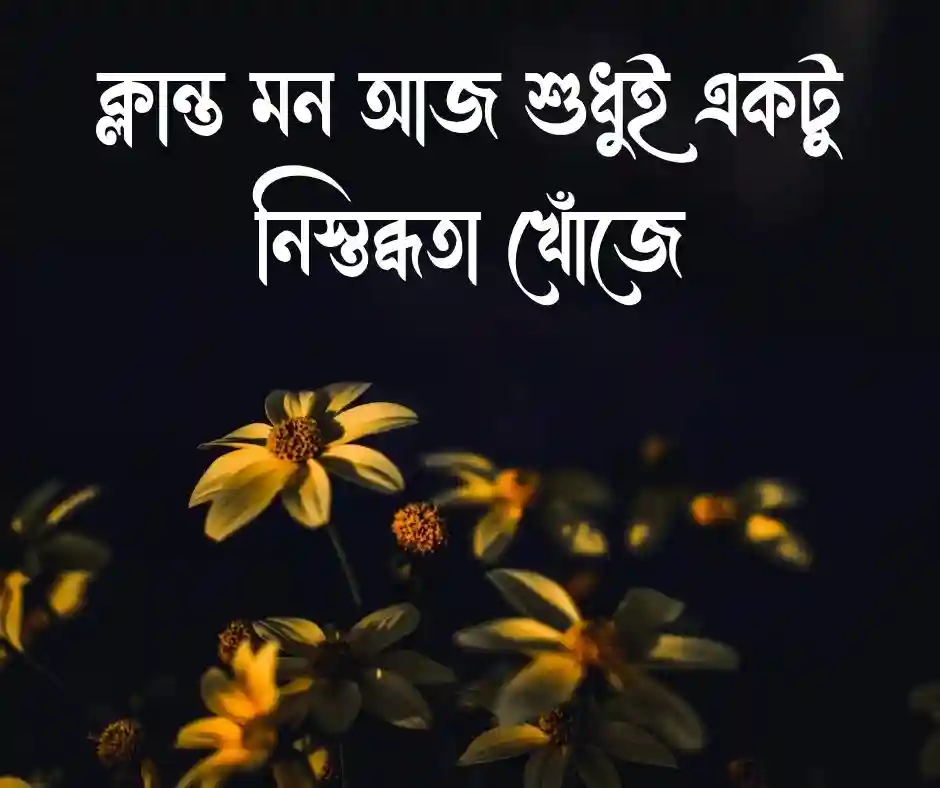 মানসিক চিন্তা নিয়ে ক্যাপশন