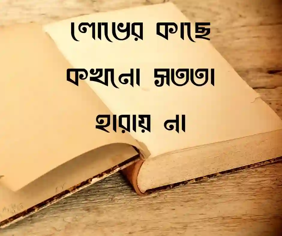 সততা নিয়ে ক্যাপশন