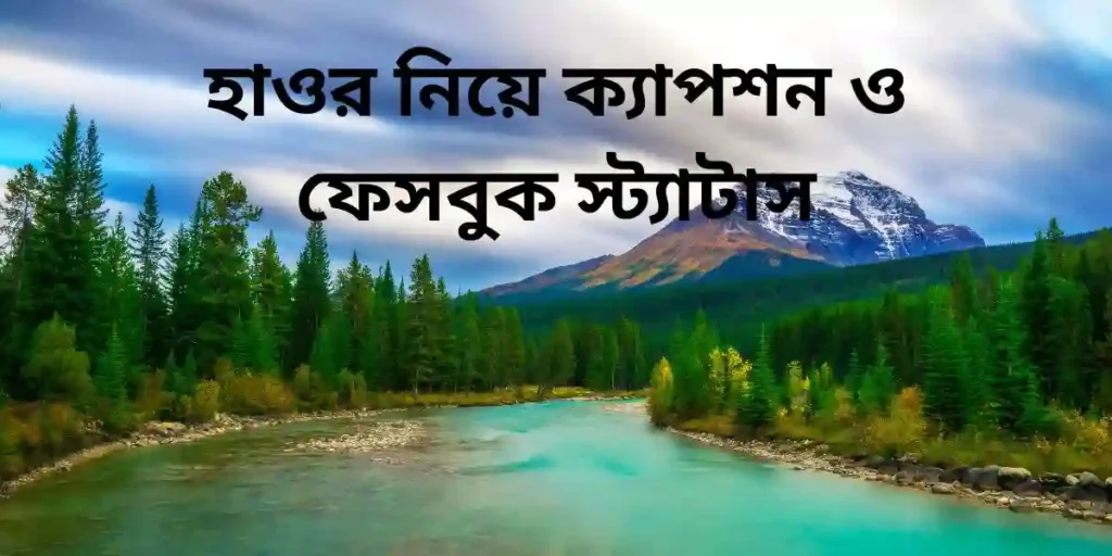 হাওর নিয়ে ক্যাপশন ও ফেসবুক স্ট্যাটাস