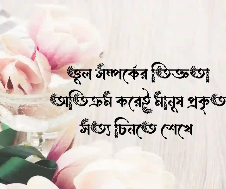 ভুল মানুষের সাথে সম্পর্ক নিয়ে বিখ্যাত উক্তি