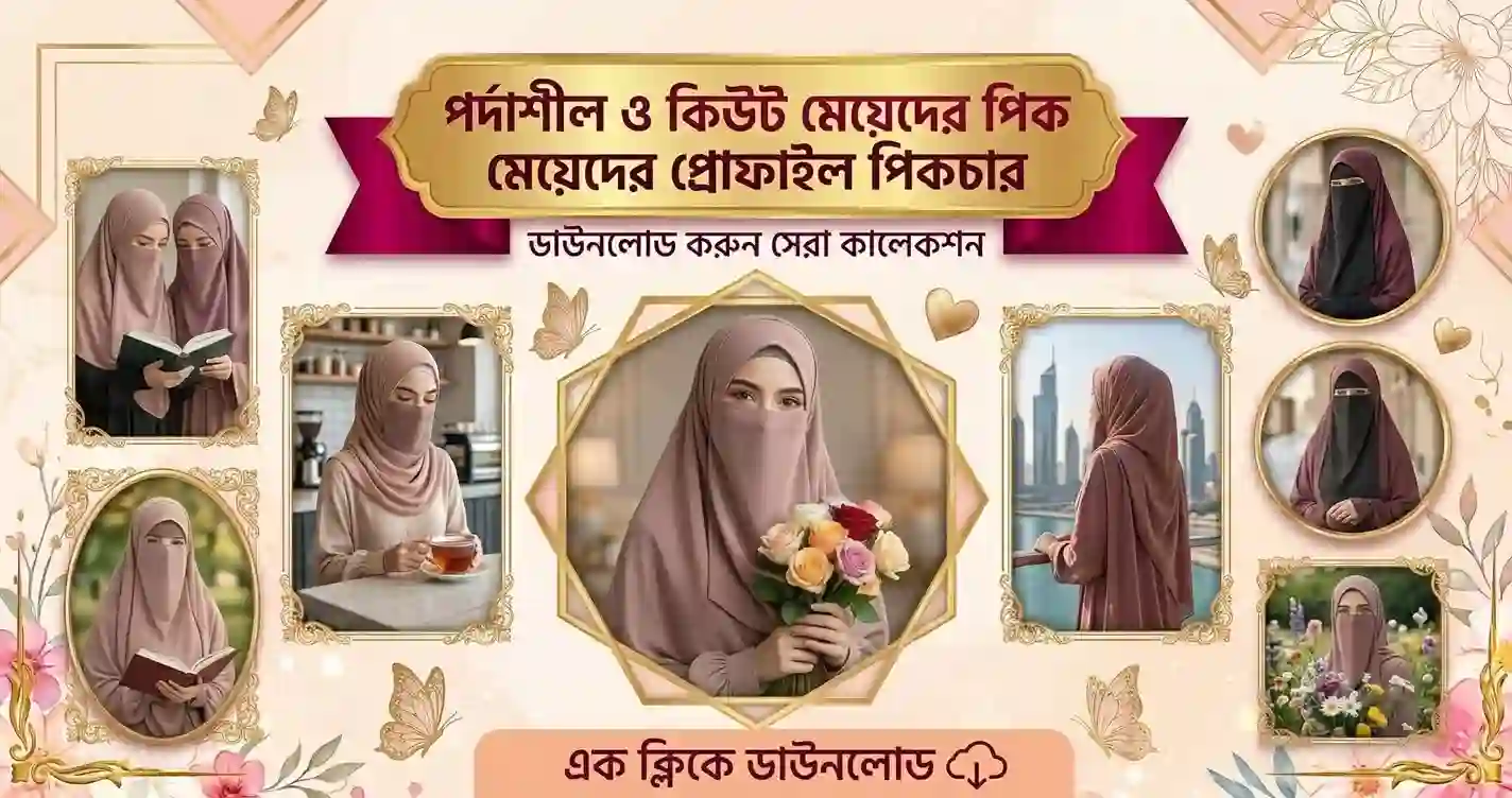 পর্দাশীল ও কিউট মেয়েদের প্রোফাইল পিকচার