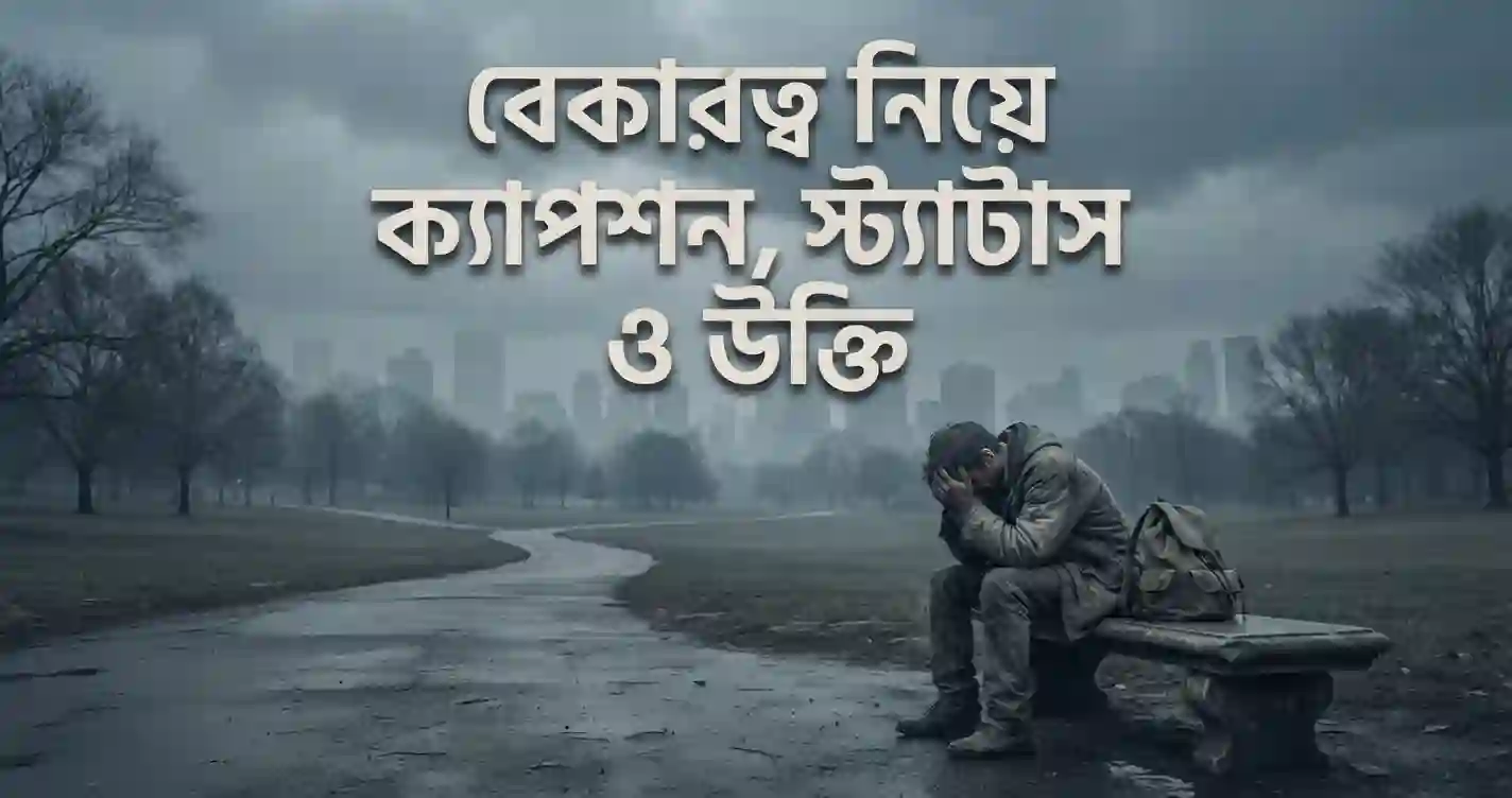 বেকারত্ব নিয়ে ক্যাপশন, স্ট্যাটাস ও উক্তি